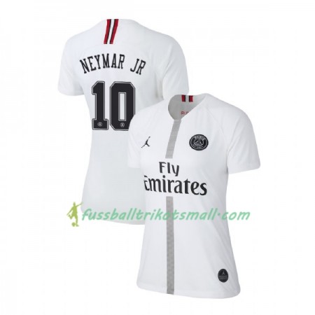 Fußballtrikots Paris Saint-Germain Neymar JR 10 Jodan Weiß Frauens 2018-2019 Kurzarm Ausweichtrikot kaufen